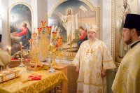 Божественная литургия в день памяти равноап. Ольги, великой княгини Русской