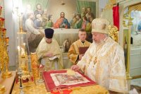 Божественная литургия в день памяти равноап. Ольги, великой княгини Русской