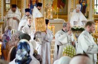 Божественная литургия в день празднования Собора святого Архангела Гавриила
