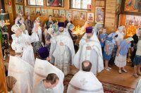 Божественная литургия в день празднования Собора святого Архангела Гавриила