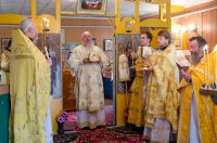 Божественная литургия в день памяти святых отцев шести Вселенских Соборов