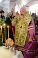 Всенощное бдение в канун дня обретения мощей прп. Серафима Саровского