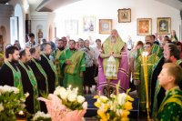 Всенощное бдение в канун дня обретения мощей прп. Серафима Саровского