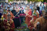 Гомельчане встретили частицу мощей святого великомученика и целителя Пантелеимона Гомельчане встретили частицу мощей святого великомученика и целителя Пантелеимона