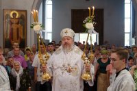 Божественная литургия в праздник Преображения Господня