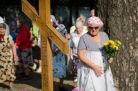 Преосвященнейший Стефан совершил молебен с чином освящения новосооруженного креста Преосвященнейший Стефан совершил молебен с чином освящения новосооруженного креста