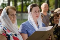 Преосвященнейший Стефан совершил молебен с чином освящения новосооруженного креста Преосвященнейший Стефан совершил молебен с чином освящения новосооруженного креста