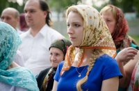 Преосвященнейший Стефан совершил молебен с чином освящения новосооруженного креста Преосвященнейший Стефан совершил молебен с чином освящения новосооруженного креста