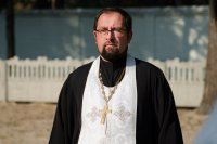 Преосвященнейший Стефан совершил молебен с чином освящения новосооруженного креста Преосвященнейший Стефан совершил молебен с чином освящения новосооруженного креста