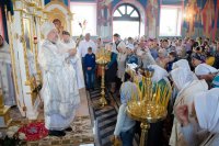 Освящение храма Казанской иконы Божией Матери в а.г.Лучин
